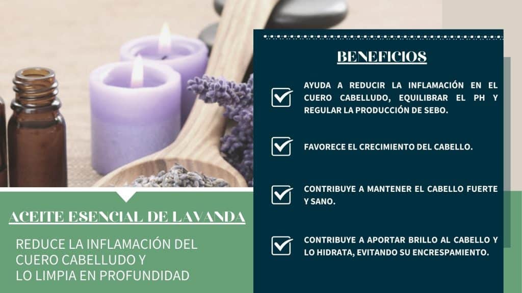 Beneficios del aceite de lavanda para cabellos rizados