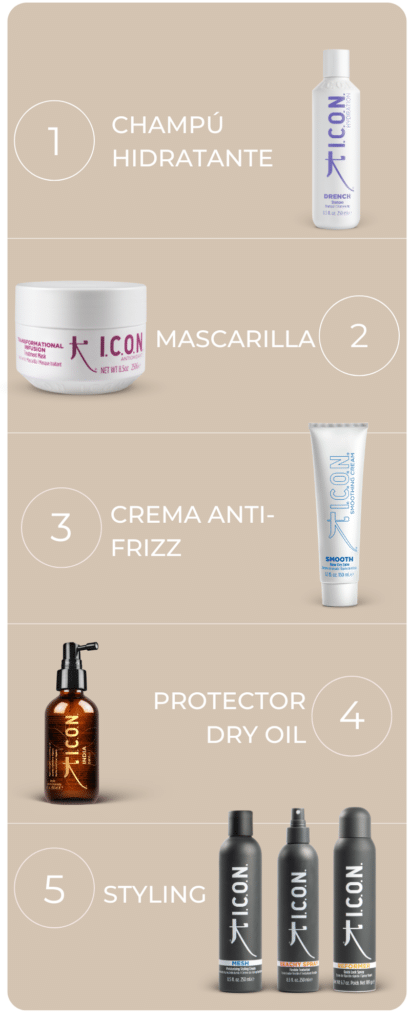 Cómo adaptar tu rutina de cuidado para reducir el frizz