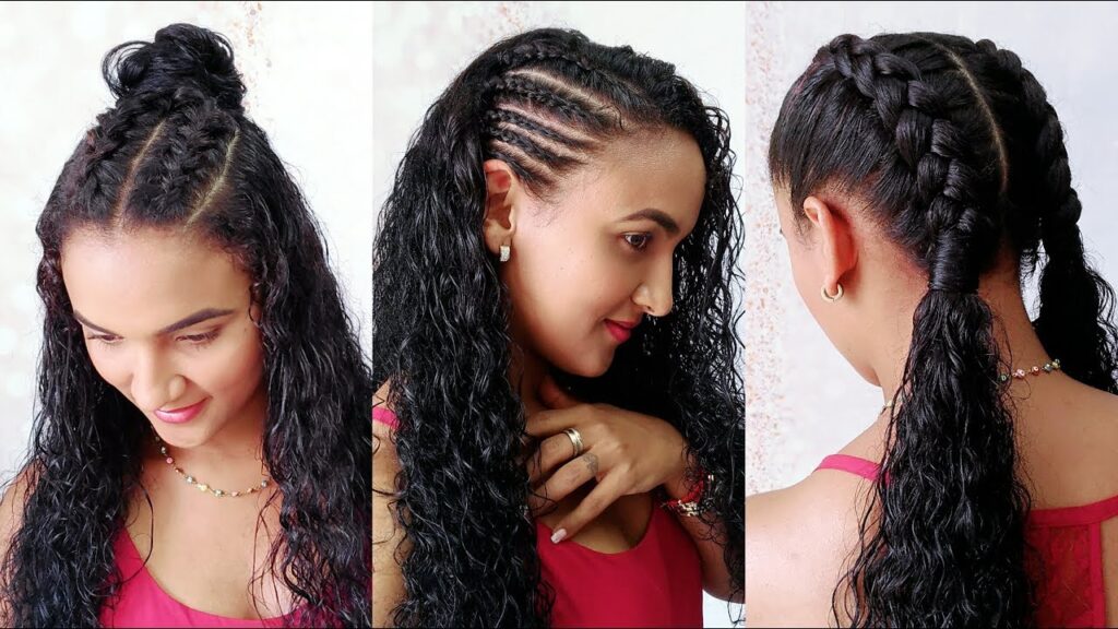 Cómo hacer una hermosa trenza con cabello rizado paso a paso