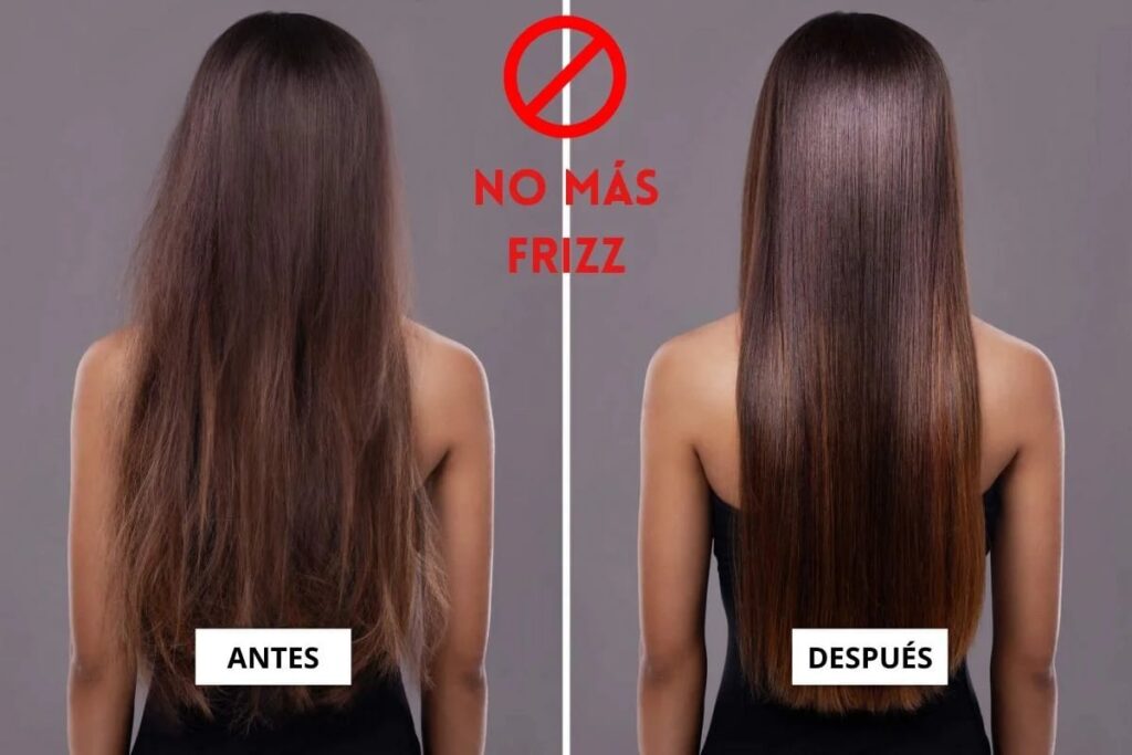 Qué técnicas de peinado ayudan a reducir el frizz